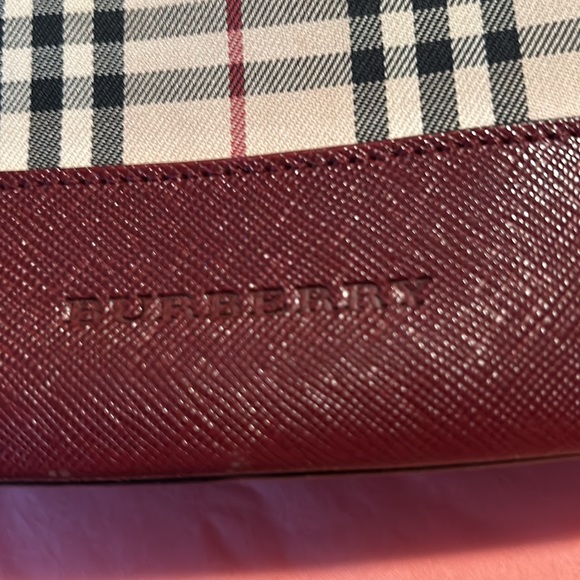 BURBERRY Logo Nova Check Tote Shoulder Bag - Picture 16 of 16